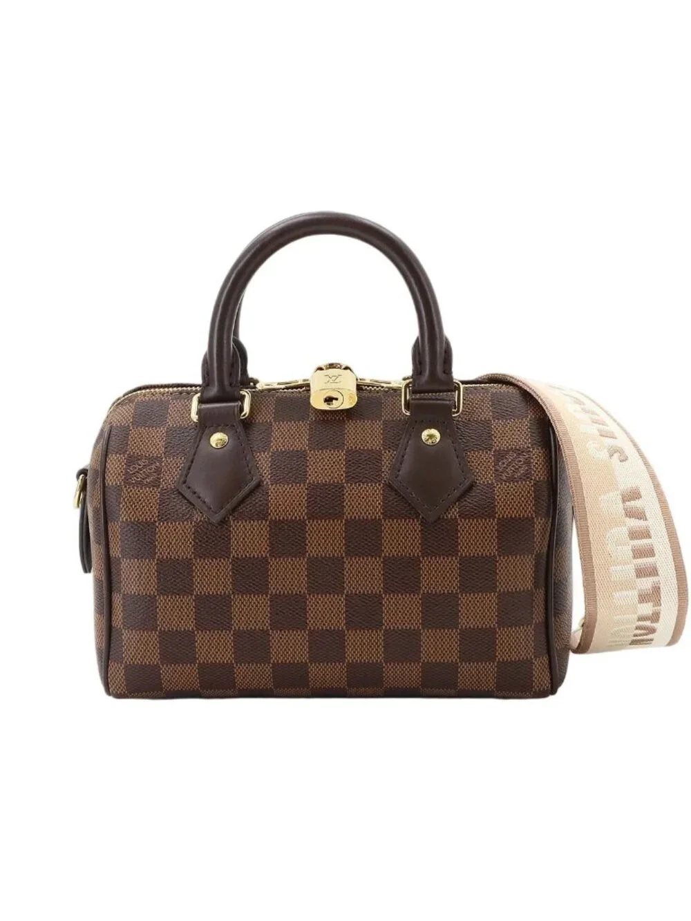 Louis Vuitton Speedy Bandouliere 20 Damier 2-Way Bag Ebene